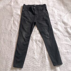 J.Crew Mercantile washed black classic skinny jeans size 28